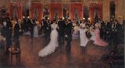 Jean Beraud An Evening Soiree oil painting artist